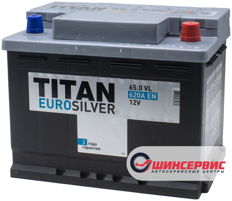 Аккумулятор titan euro silver 85 ah 12v пуск ток 800 а обратная полярность газель next